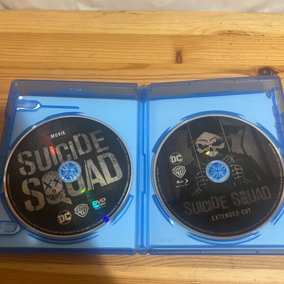 Suicide Squad Extended Cut Edition BluRay+DVD No Digital,Used Good Condition $6 - Picture 2 of 3